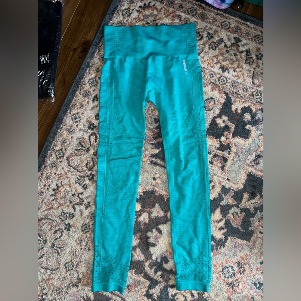 Teal Gymshark leggings